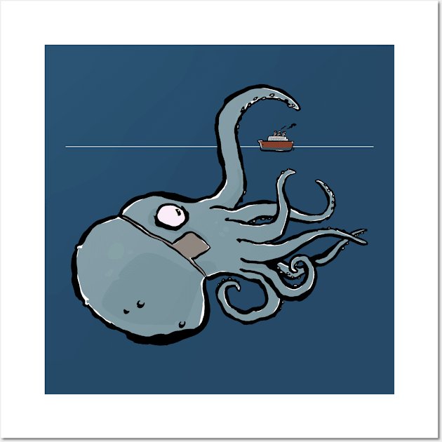 the kraken Wall Art by greendeer